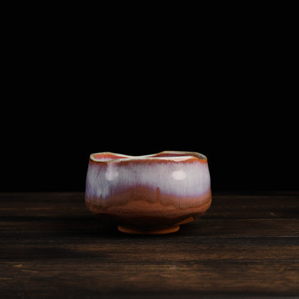 Matcha Bowl Hagi Glaze Adorned