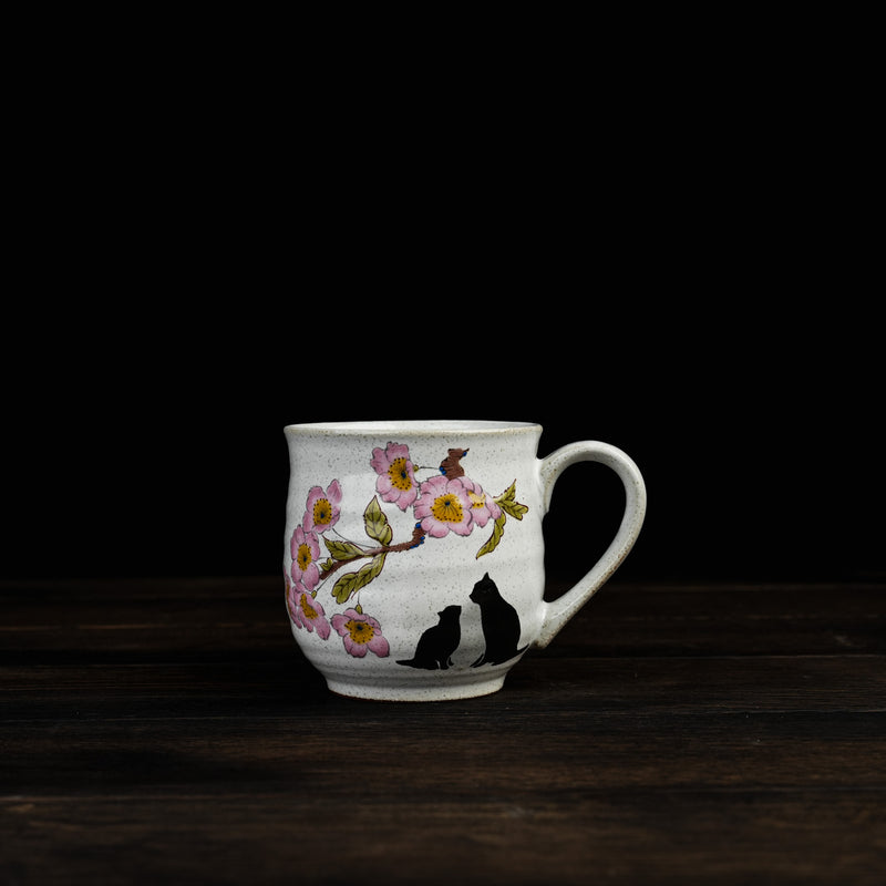 Sakura and Kitty Tea Mug