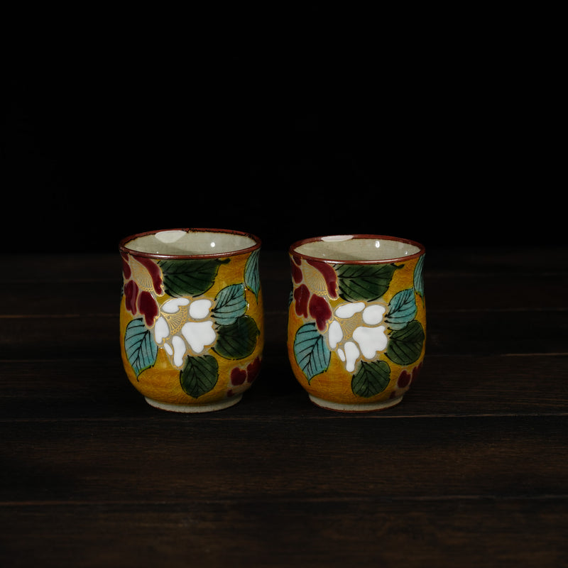 Yudono Yoshidaya Camellia Assortment Tea Cup Set