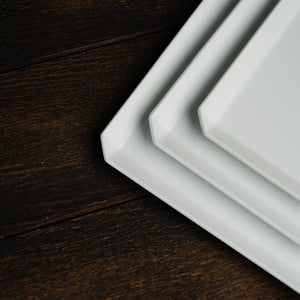 TY Square Plates White