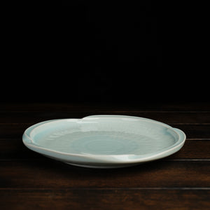 Radiant Blue Celadon Cascade Plate