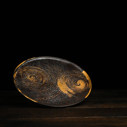 Crystal Mica Round Plate