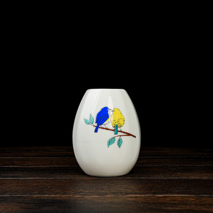 Azure-Winged Flycatcher Vase