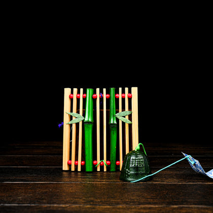 Bamboo Wind Chime in Bamboo Forest