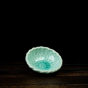 Ocean Celadon Jellyfish-shaped Water-Draining Plate