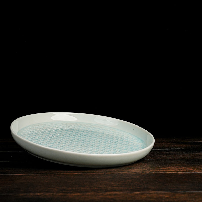 Mino Ware Celadon 7.5-inch Plate