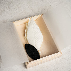 Washi Paper Incense Set with Wooden Box