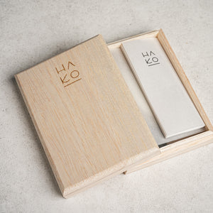 Washi Paper Incense Set with Wooden Box