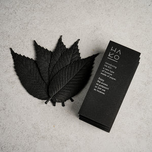 Black Paper Incense Set with Black Box