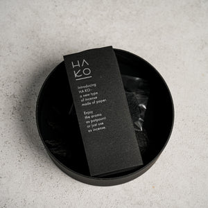 Black Paper Incense Set with Black Box