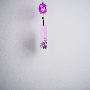 Bellflower-Patterned Garasu Wind Chime