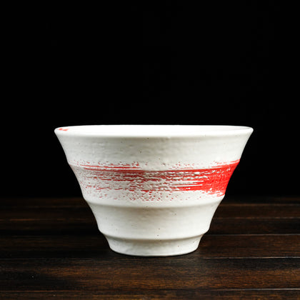 Japanese Swirl-White 6.5 Bowl