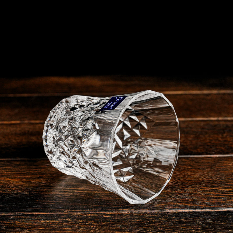 Pyrenaei Diamond Pattern Crystal Glass Cup