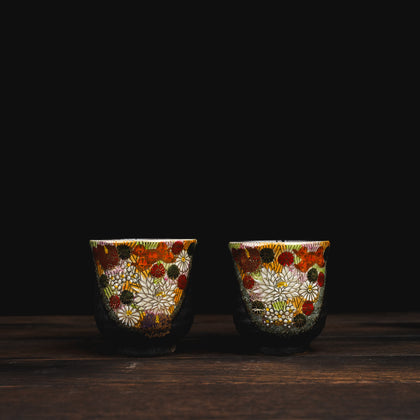 Opulent Flower Tea Cup Set