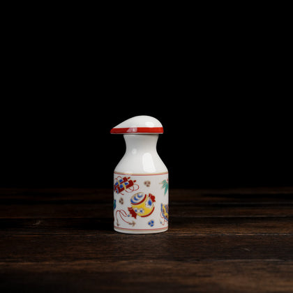 Japanese Painted Soy Sauce Dispenser