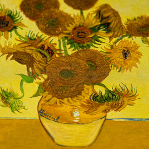 Wooden Postcard - Sunflowers by Van Gogh