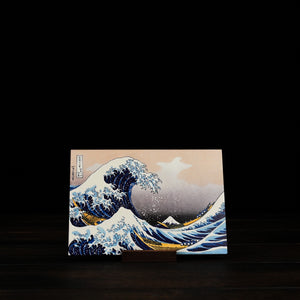 Wooden Postcard Katsushika Hokusai The Great Wave off Kanagawa