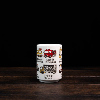 Japanese Culture Yunomi Tea Cups - Working Car