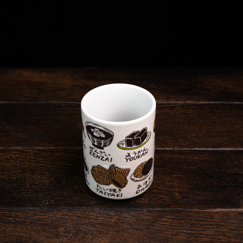 Japanese Culture Yunomi Tea Cups - Sweets