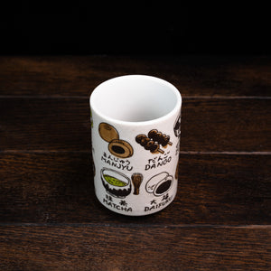 Japanese Culture Yunomi Tea Cups - Sweets