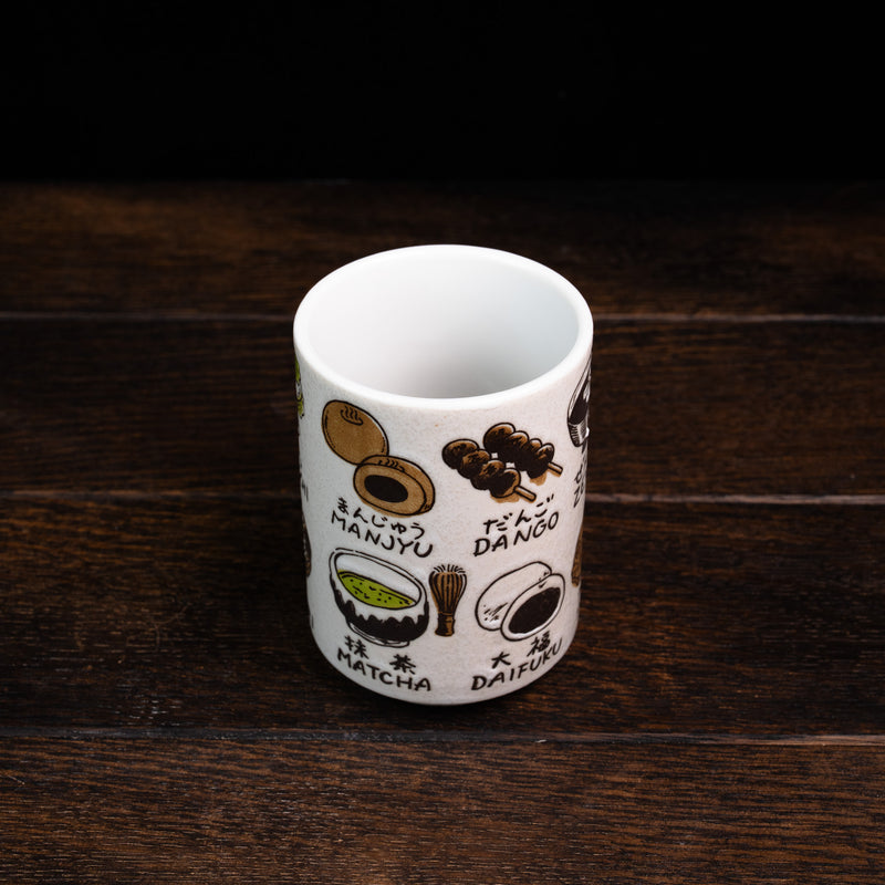Japanese Culture Yunomi Tea Cups - Sweets
