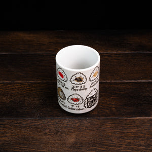 Japanese Culture Yunomi Tea Cups - Onigiri