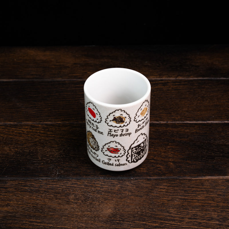 Japanese Culture Yunomi Tea Cups - Onigiri