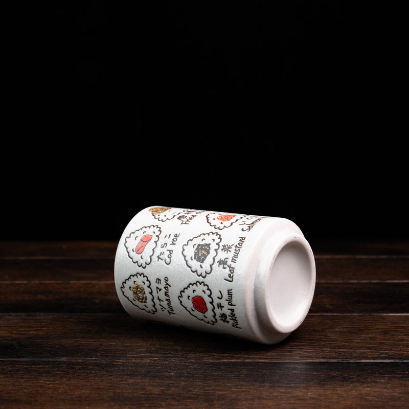 Japanese Culture Yunomi Tea Cups - Onigiri