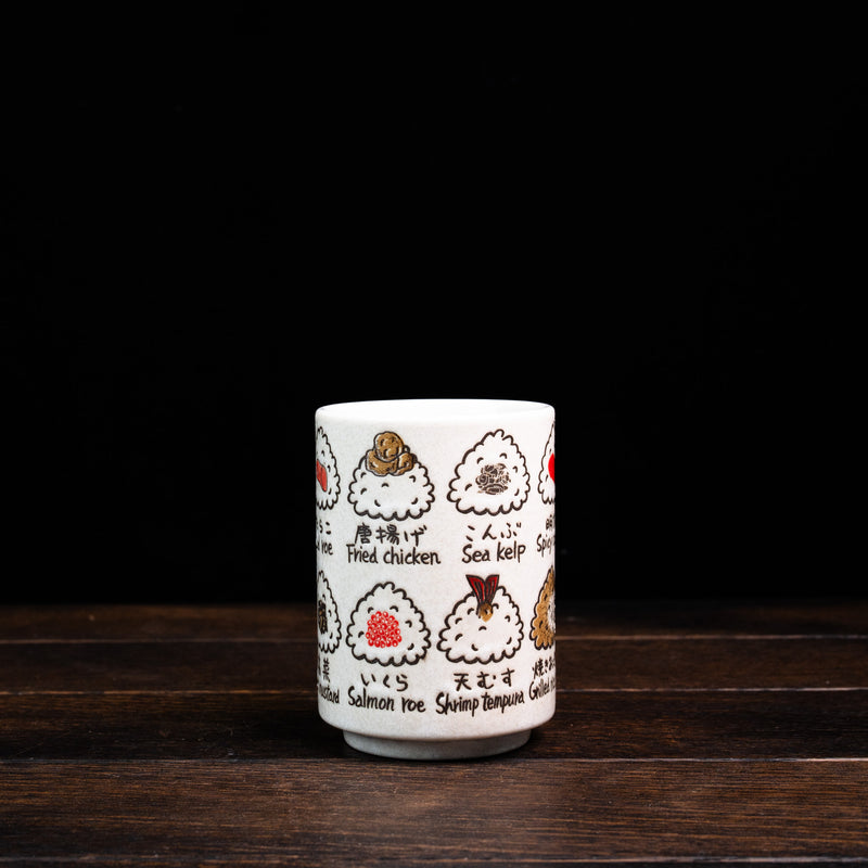Japanese Culture Yunomi Tea Cups - Onigiri