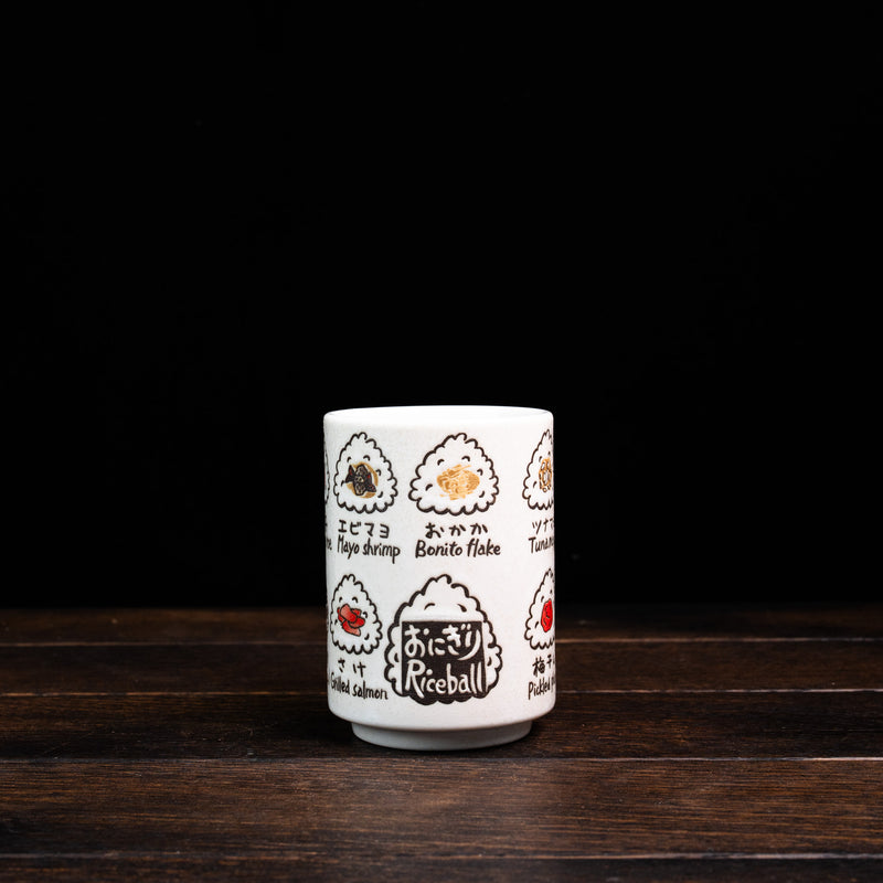 Japanese Culture Yunomi Tea Cups - Onigiri