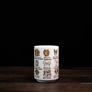 Japanese Culture Yunomi Tea Cups - Dogs