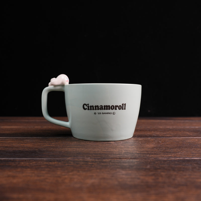 Japan Sanrio Soup Mug with Nokkari Figure - Cinnamoroll : Comics