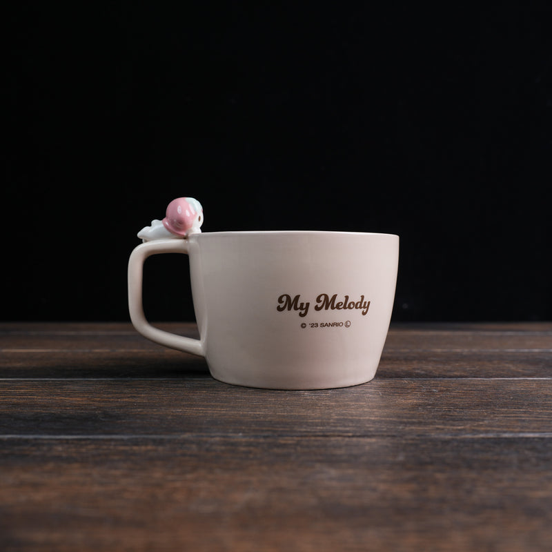 Japan Sanrio Soup Mug with Nokkari Figure - My Melody : Comics