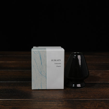 Japanese Ceramic Matcha Whisk Stand - Black