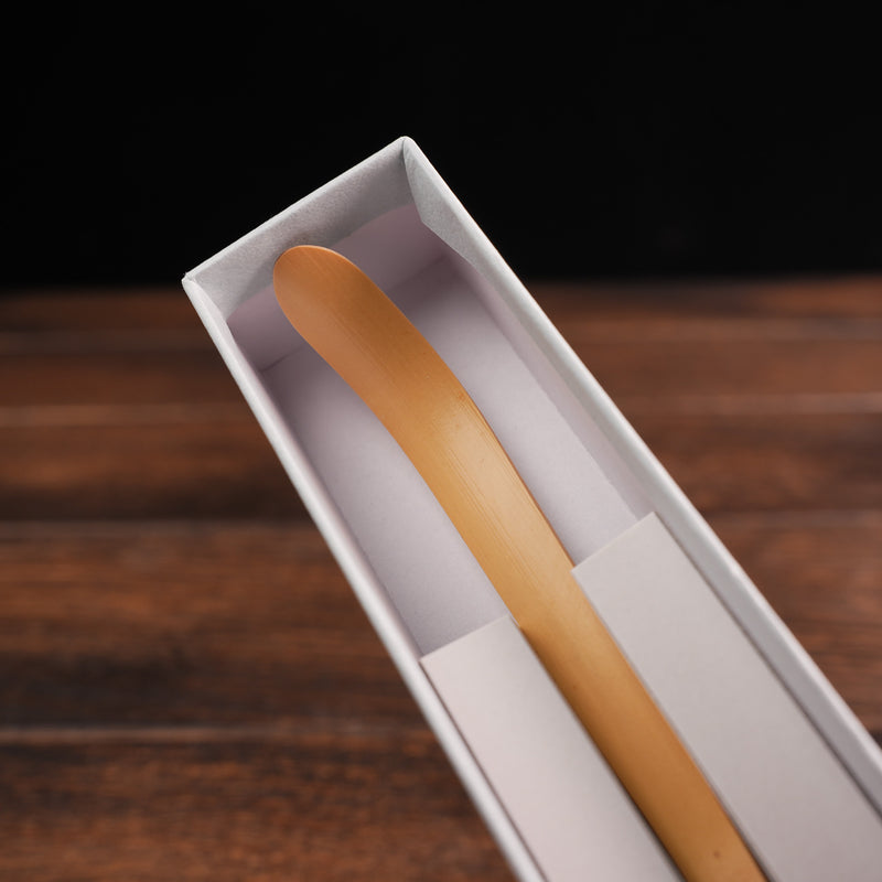 Japanese Matcha Shiratake Chashaku | White