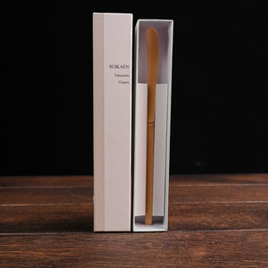 Japanese Matcha Shiratake Chashaku | White