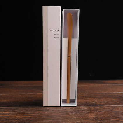 Japanese Matcha Shiratake Chashaku | White
