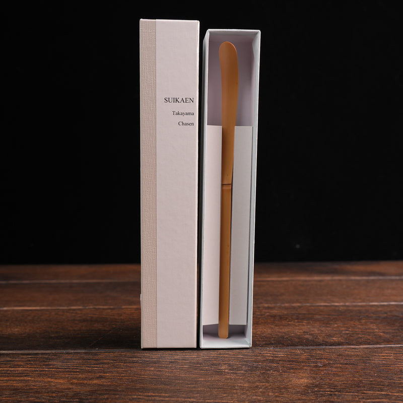 Japanese Matcha Shiratake Chashaku | White