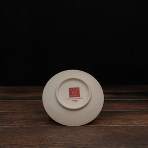 Vintage PEANUTS Snoopy Kutaniyaki Saucer - Akae