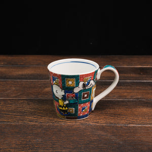 Vintage PEANUTS Snoopy Kutaniyaki Mug - Ishi Datami