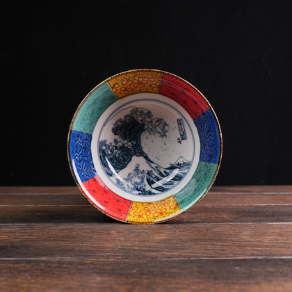 Shonzui Donburi Colour Bowl - Mt. Fuji Wave