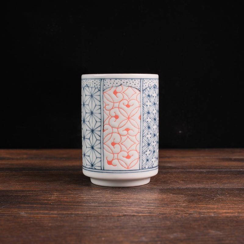 Shonzui Blue and White Sushi Teacup