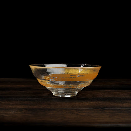 Gold Ichimonji Matcha Bowl
