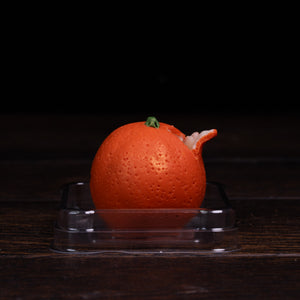 Solid Cleansing Handmade Soap - Orange Design