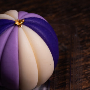 Solid Cleansing Handmade Soap - Purple Cake Design