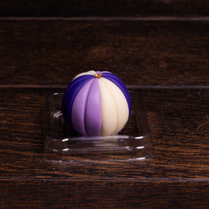 Solid Cleansing Handmade Soap - Purple Cake Design