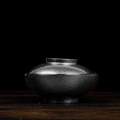 Silver Soup Bowl with Lid